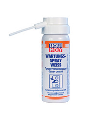 Liqui moly Грязеотталкивающая белая смазка Wartungs-Spray weiss | Артикул 7556