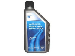 General motors   dot 3, "BRAKE FLUID", 0.5