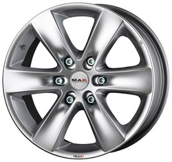   Mak Sierra 17/7,5 ET50 Hyper silver |  WHS058800