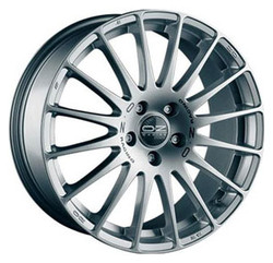   Oz Superturismo GT 19/8 ET38 Race silver + black lettering |  WHS057400